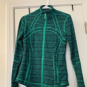 Lululemon green zip up jacket